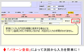 �u�p�^�[���o�^�v�ɂ���Ď��񂩂���͂��ȒP�ɁI